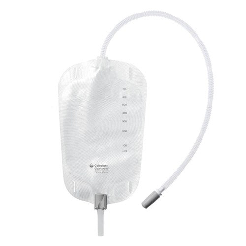 Conveen Security+ Leg Bag with Straps, Non-Sterile Size 30cm/ 500ml - Pack of 10