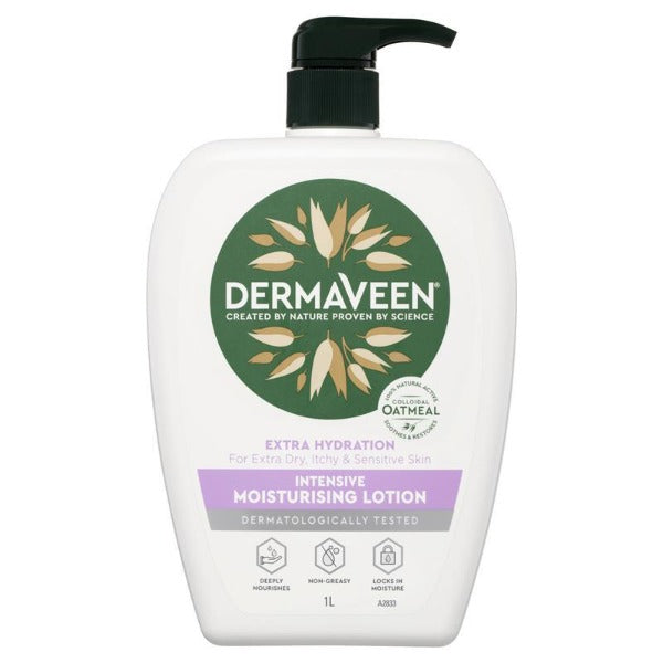 Dermaveen Extra Hydration Intensive Moisturising Lotion Size 1L