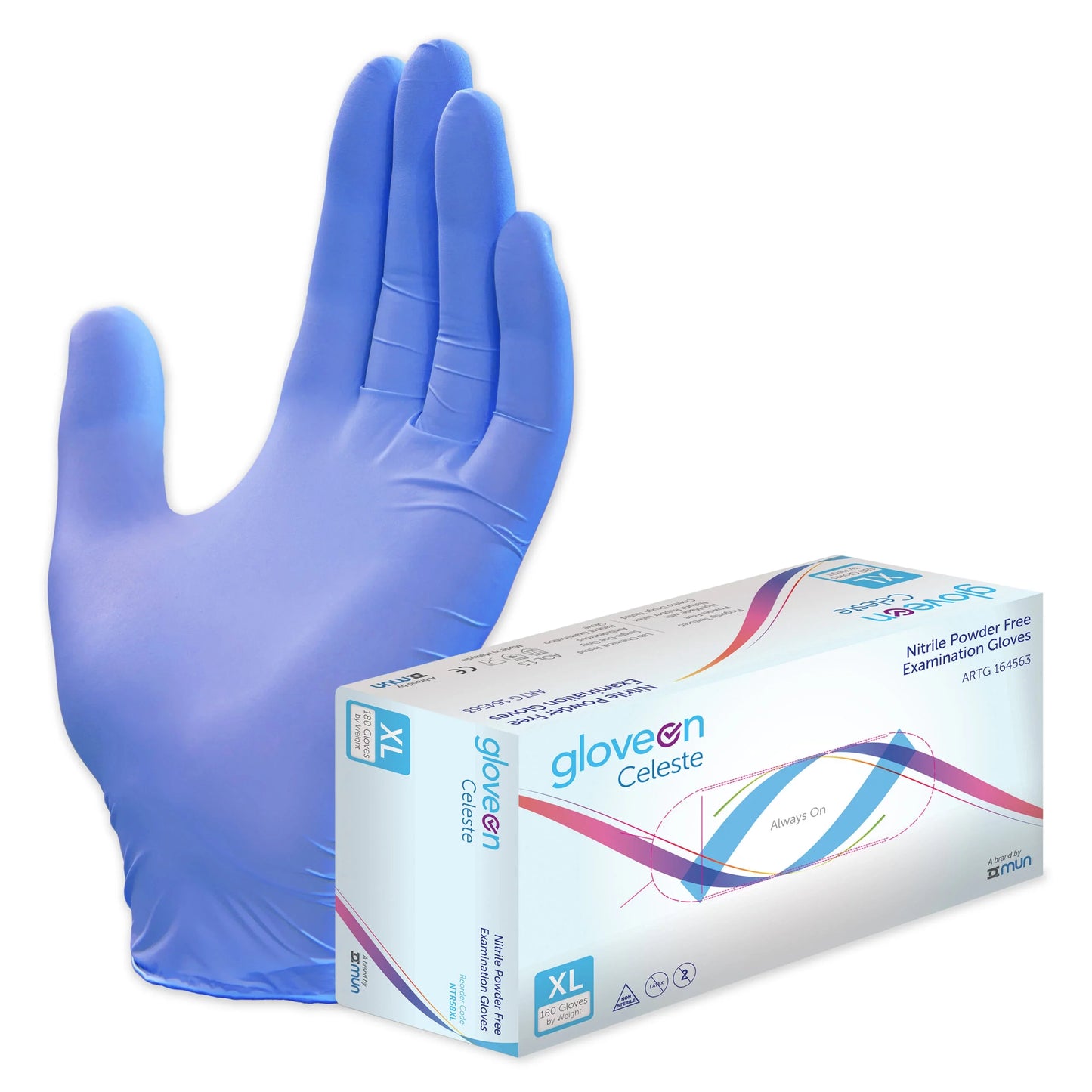 GloveOn - Celeste Nitrile Examination Gloves