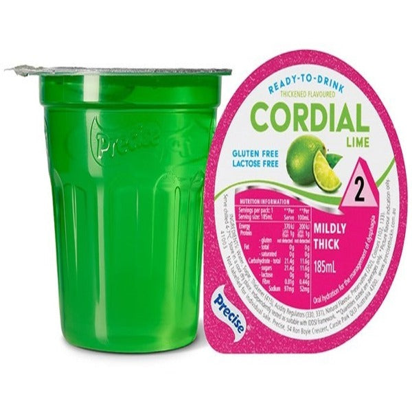 PRECISE Ready to Drink Cordial - Level 2 | 12 Pack Lime (12)