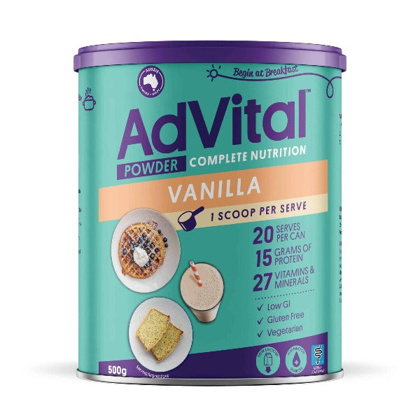 AdVital Nutritionally Complete Powder 500g Flavour Neutral