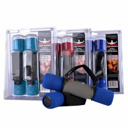 Bodyassist Dumbbell Hand Weight Set 3Lb/1.4Kg