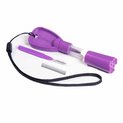 EnClean® Brush for ENFit Connector Cleaning Reusable - Box of 10