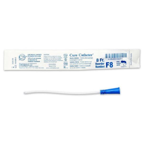 Cure Catheter Uncoated Straight Tip Female Sterile 15cm F16: CH/FR16 (Diameter:5.3mm) (30pkt)