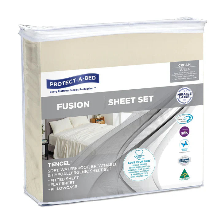 Protect-A-Bed® Fusion Waterproof Sheet Set Size Single