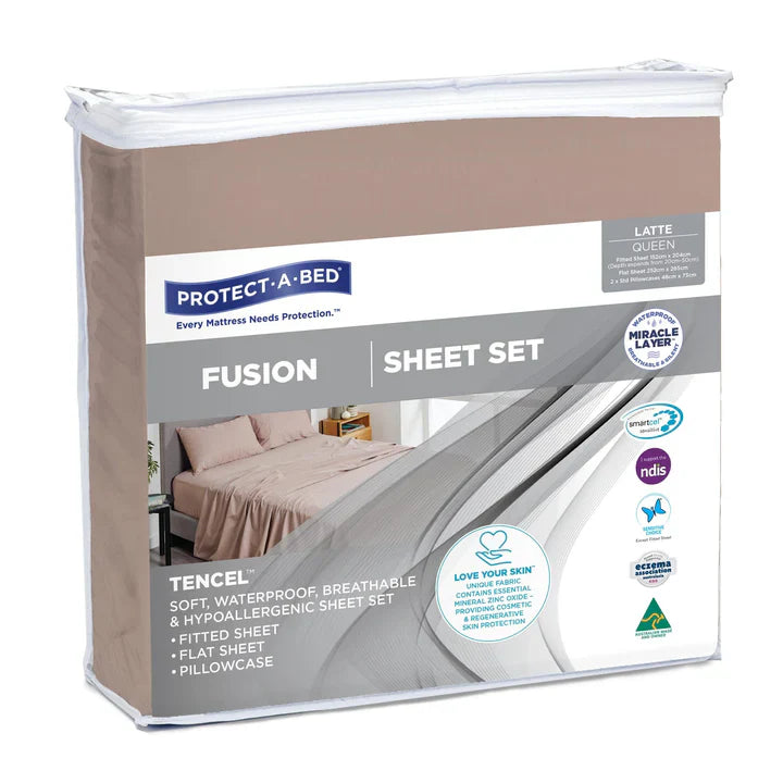 Protect-A-Bed® Fusion Waterproof Sheet Set Single