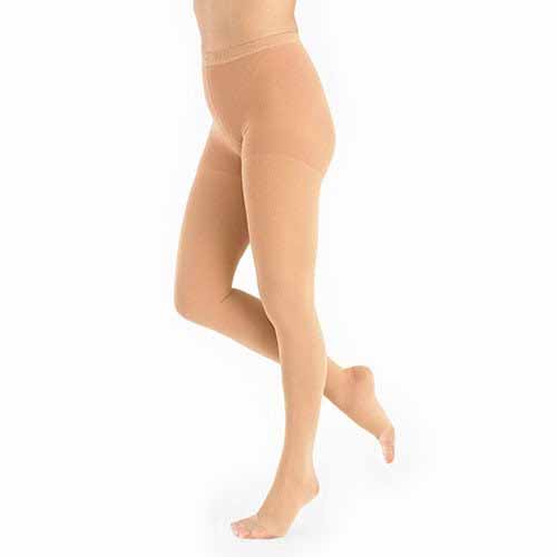 JOBST Relief Waist High: Class 2: 20-30mmHg (Beige) Type Open Toe