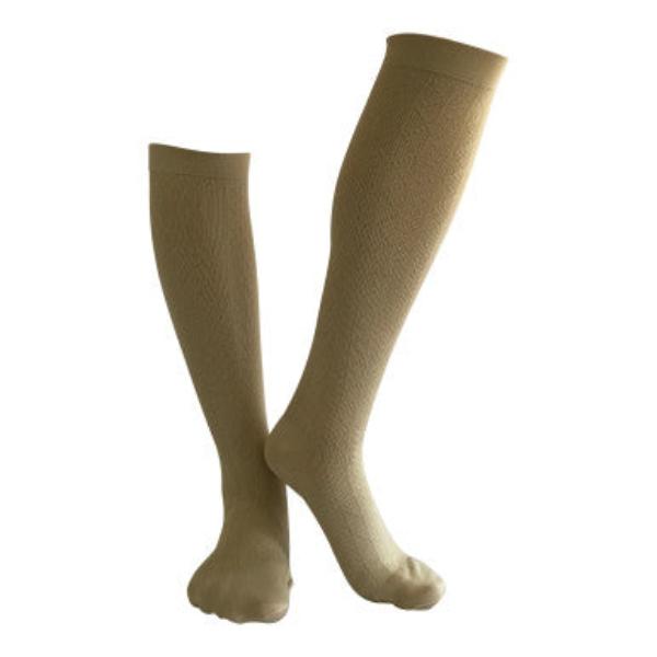 MicroFiberline Socks for Women Class 1 Compression (Travel Socks) Color Beige