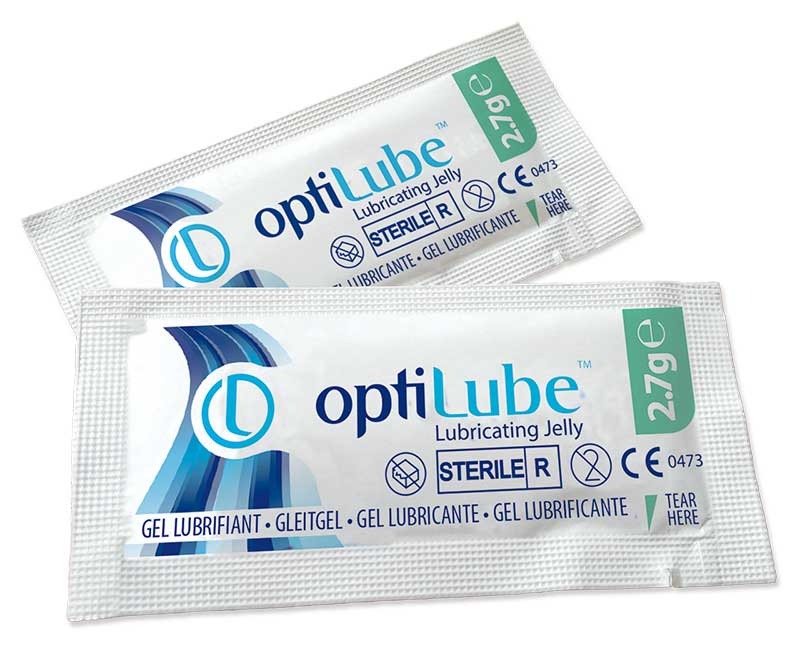 Optilube Sterile Lubricant Gel 5g Sachets (Box of 150)