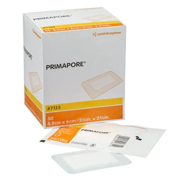 Primapore Island Dressings Size 7.2cm x 5 cm - Box/50