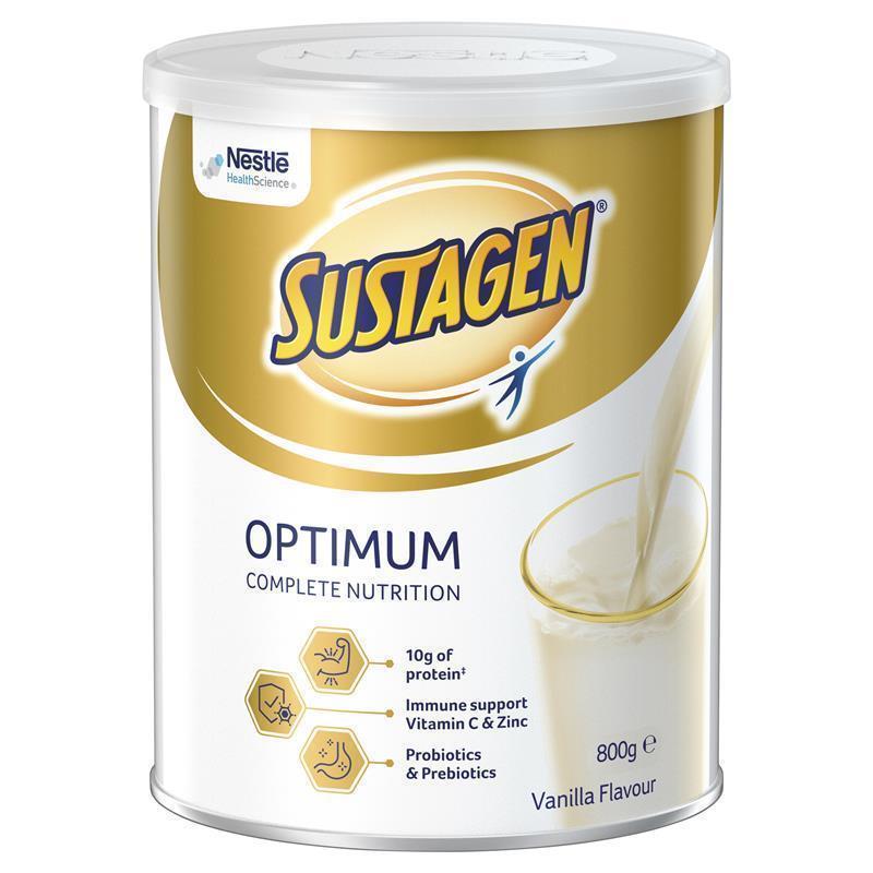 Sustagen Optimum 800g Flavour Vanilla