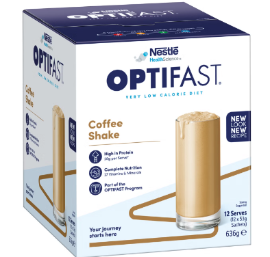 OPTIFAST VLCD® Milk Shake (12s) Caramel (53g x 12 Sachets)