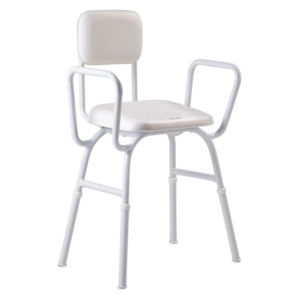 CareQuip Shower Stool Padded Seat and Back