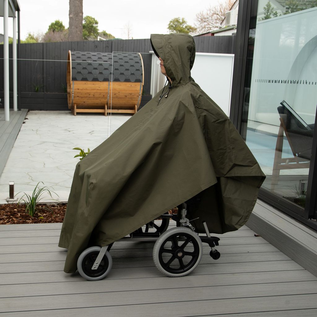 StayDry Wheelchair Poncho Side View