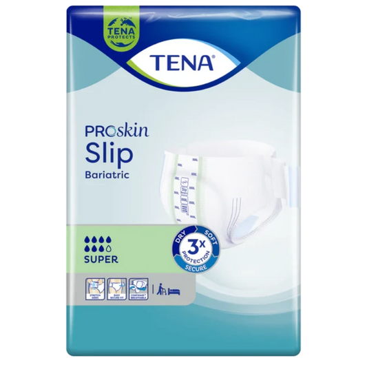 TENA ProSkin Slip Bariatric Size Super 2XL - 2650ml, 163-178cm (32pkt)