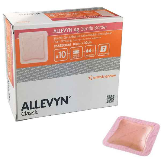 ALLEVYN Ag Gentle Border Adhesive Dressing