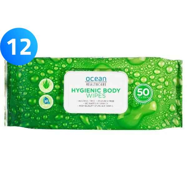 Ocean Hygienic Body Wipes (50)