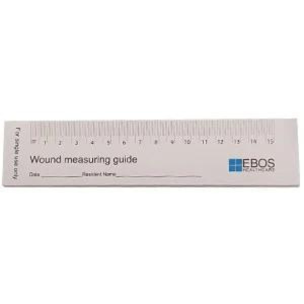 Wound Measure Ruler Pad Size 5 Packs of 50 Each