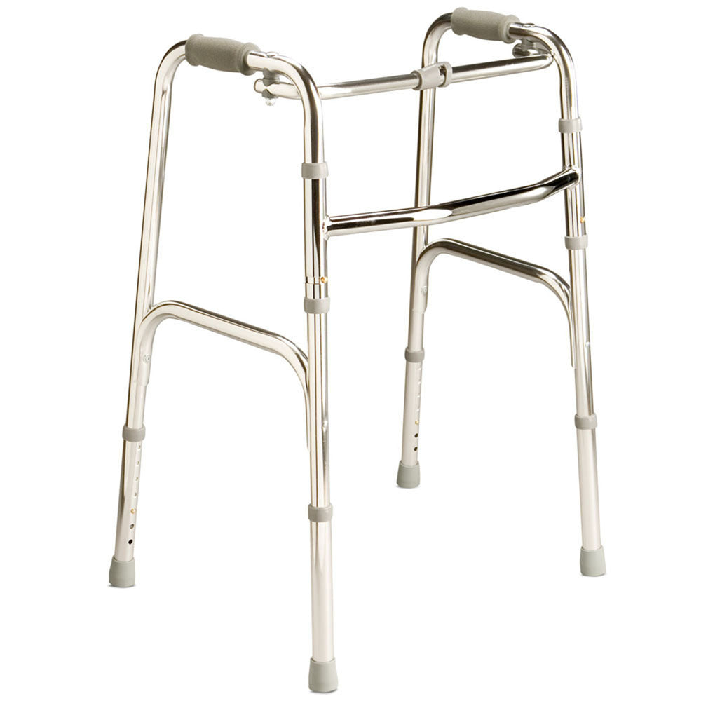 Walking_Frame_Foldable Silver