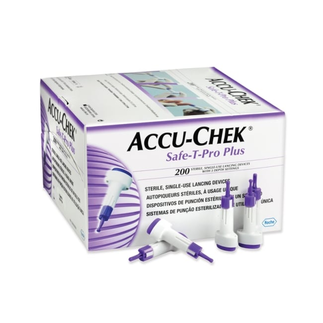 Accu-Chek Lancets Safe-T-Pro Plus - Box of 200