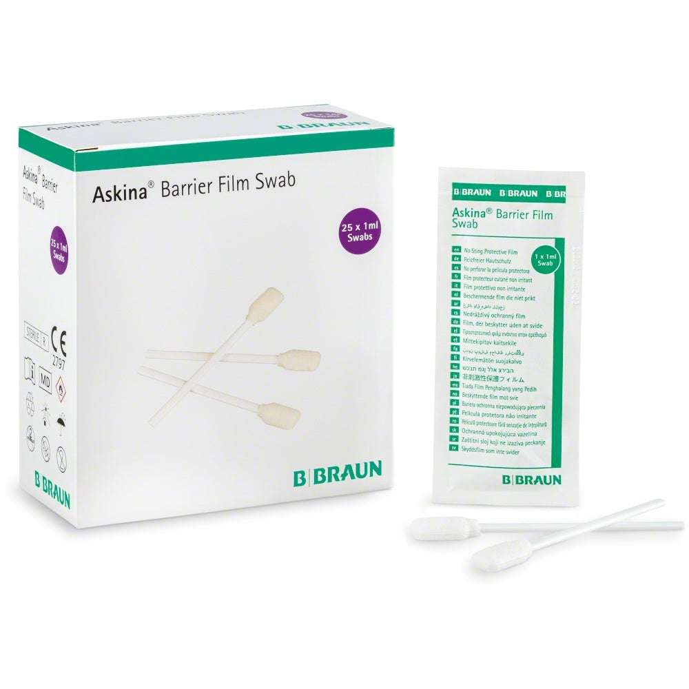 Askina Barrier Film Swab 1mL (Box of 25)