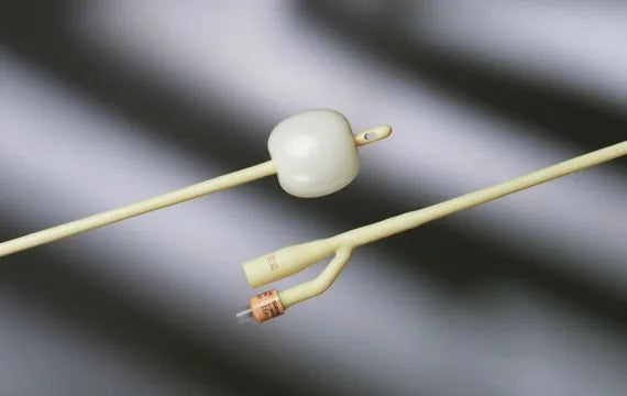 Bardex I.C 2-Way (Silver Alloy Coated) Foley Catheter 5cc, 43cm - Latex