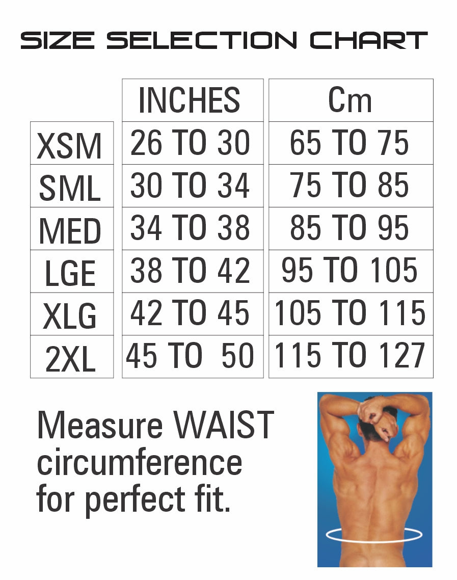 Bodyassist Abdominal Belt White