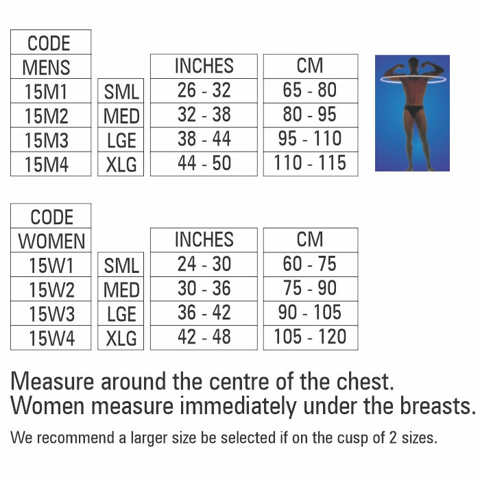 Bodyassist Rib Belt for Men and Women Beige