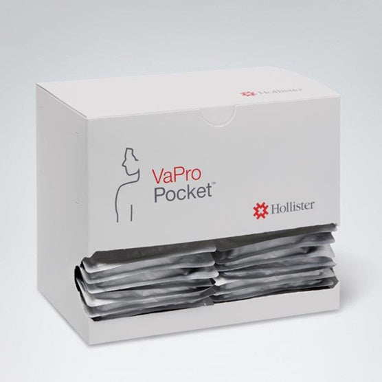 VaPro Pocket™ No Touch Intermittent Catheter, Sterile 40cm (30) CH/FR16 (Diameter:5.3mm) (30pkt)