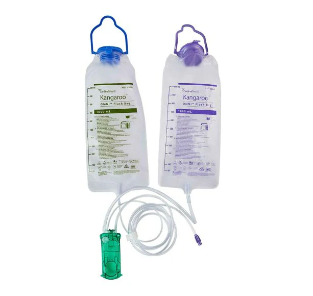 Kangaroo OMNI Feeding Set with Flush Bag - Box of 30