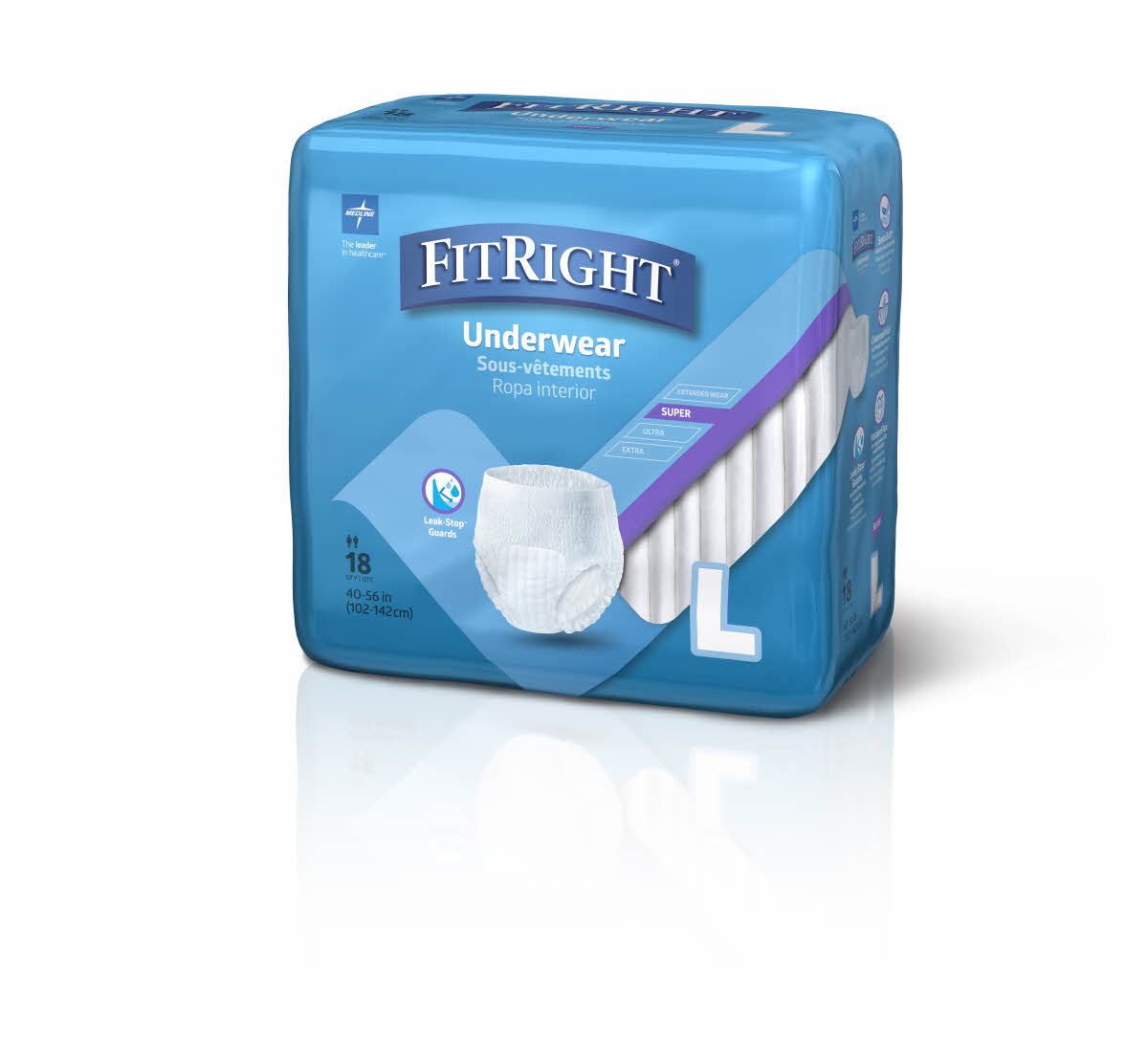 Medline FitRight Protection Plus Super Pull Up