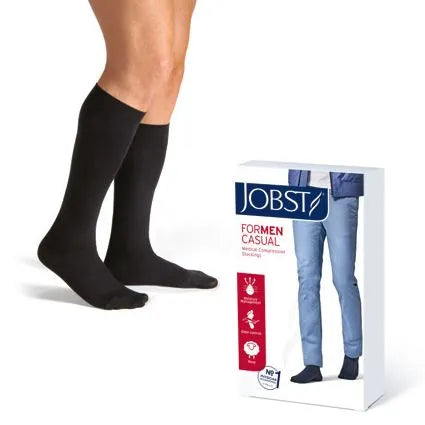 JOBST for Men Casual Black Class 1 Compression Closed Toe Size Small