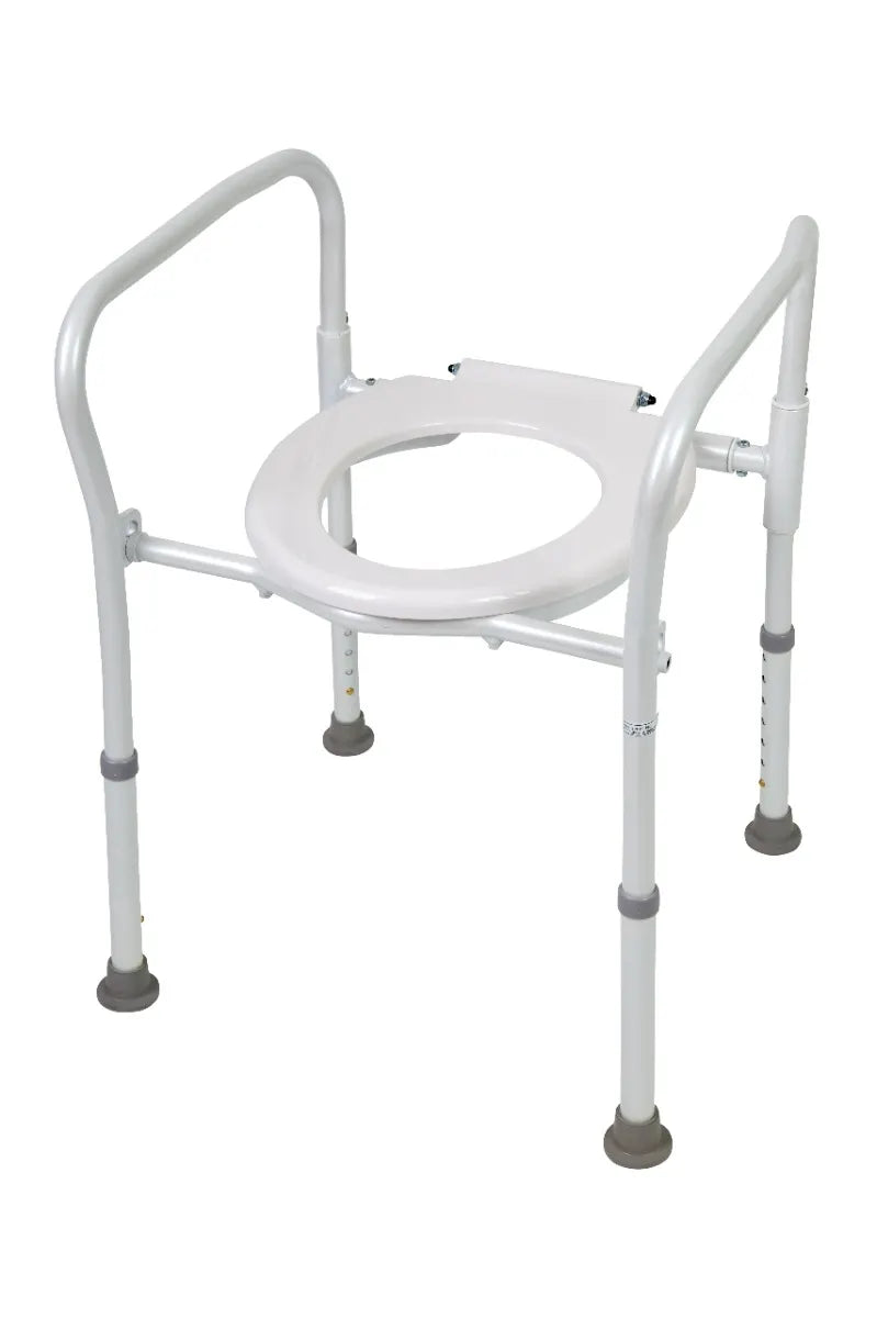 Homecraft Aluminium Folding Over Toilet Aid, without Bucket and Lid