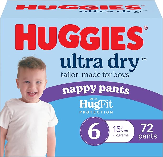 Huggies Ultra Dry Nappy Pants Boys