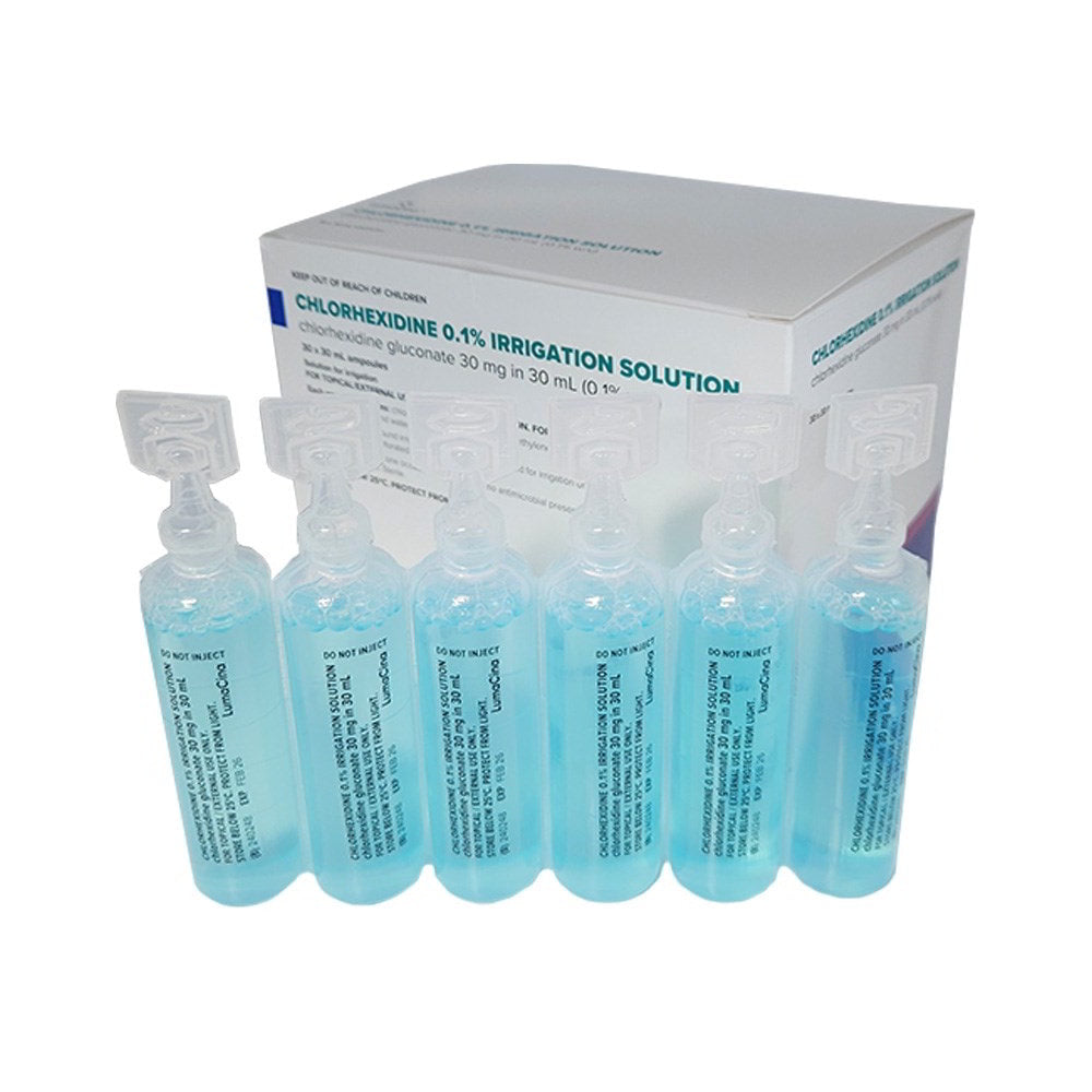 LumaCina Chlorhexidine Aqueous 0.1% 30mL Each