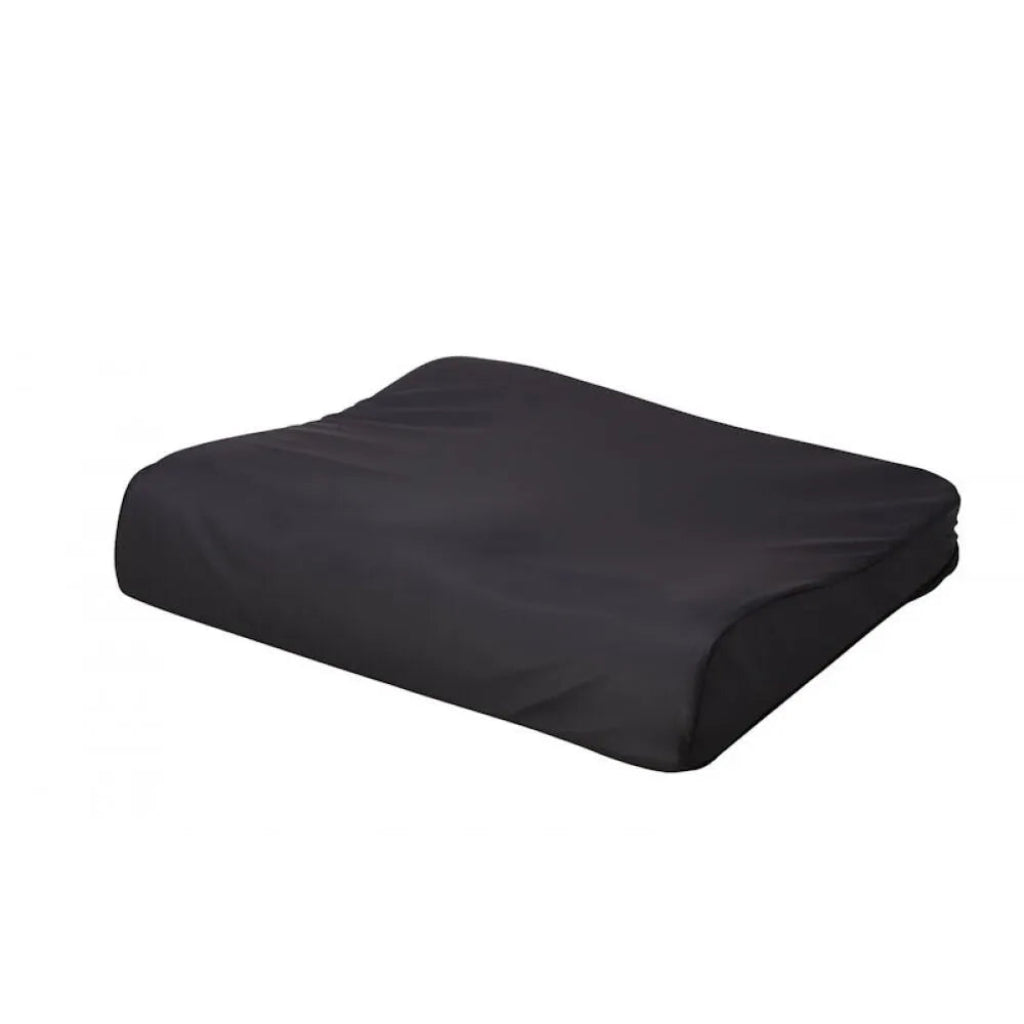 Max Mobility wheelchair cushion PU & Memory Foam variant with PU foam base and memory foam top layer for comfort.