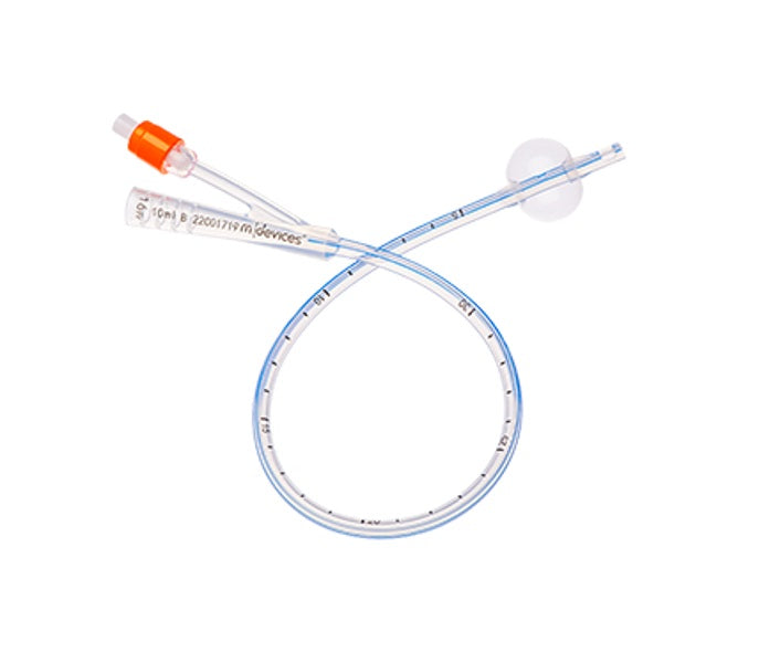 MDevices Open-Ended 2-Way Foley Catheter, 40cm with 10mL Balloon