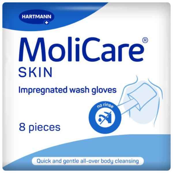 Molicare Skin Impregnated Wash Glove