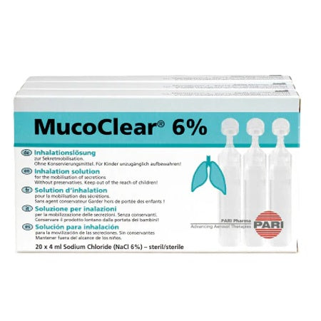 MucoClear 6% Hypertonic Saline (4mL Ampules