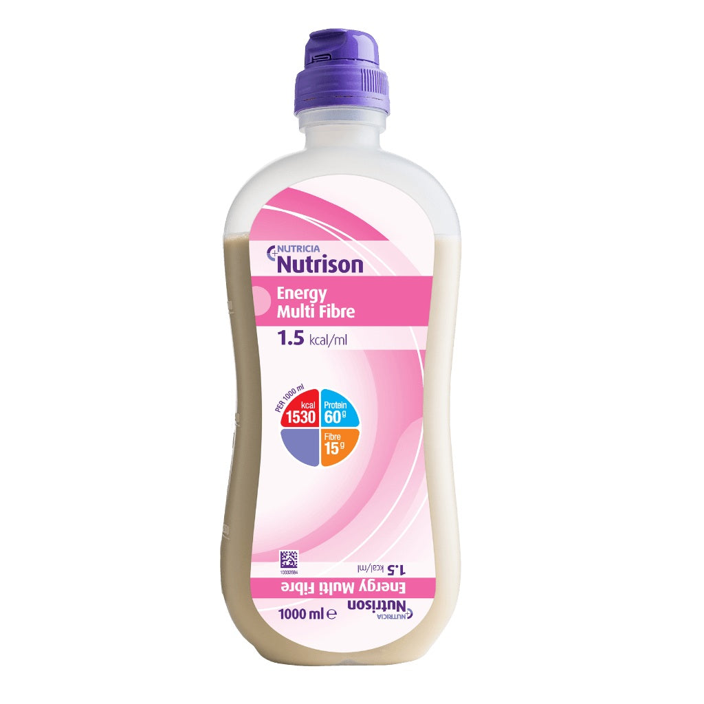 Nutrison Energy Multi Fibre 1000mL OpTri Bottle - Carton of 8