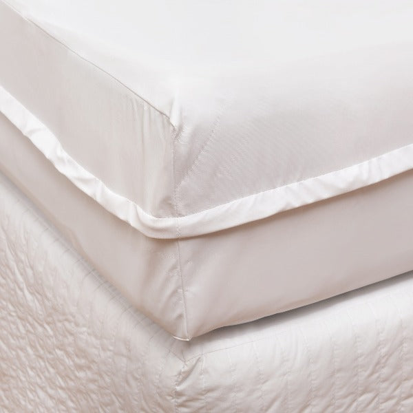 Caretex® Easywipe Waterproof Mattress Cover Zipped 20 cm Deep Color White