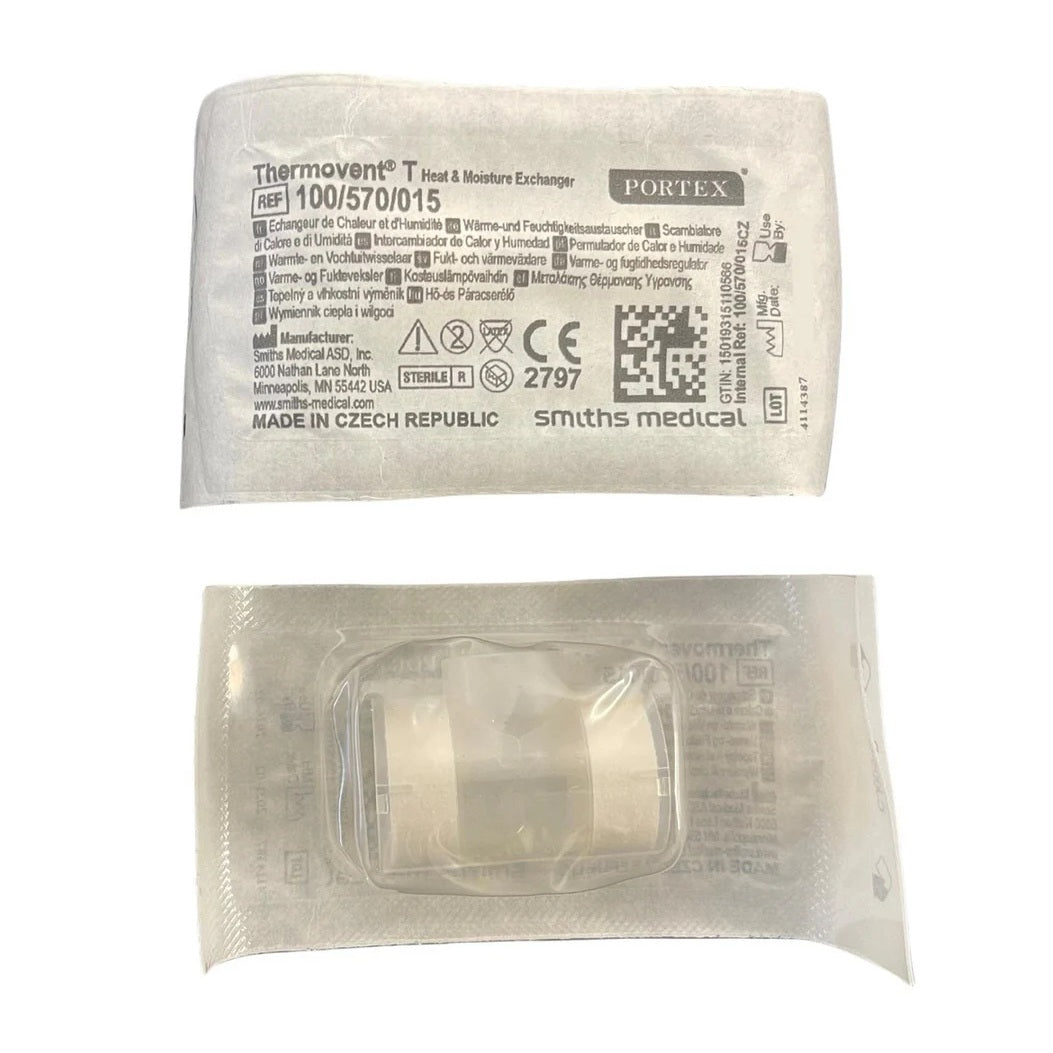 Portex Thermovent T Heat & Moisture Exchanger (Box of 50)