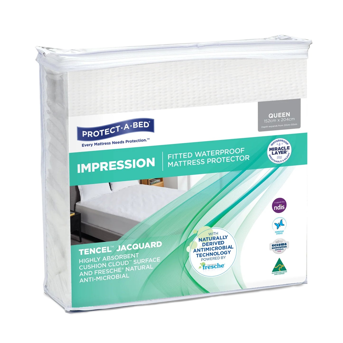 Protect-A-Bed Impression Fitted Mattress Protector