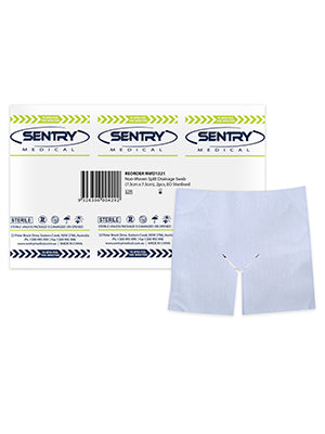 Sentry Non-Woven Y-Split Sterile Drainage Swab