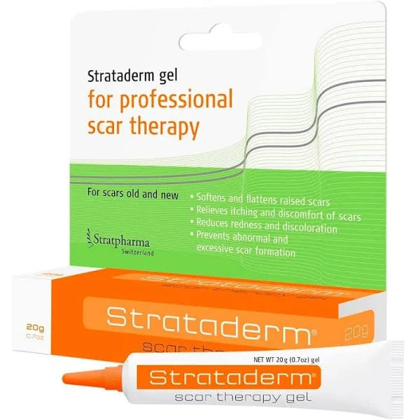 Strataderm 20g: Silicone gel for treating and preventing abnormal scars.