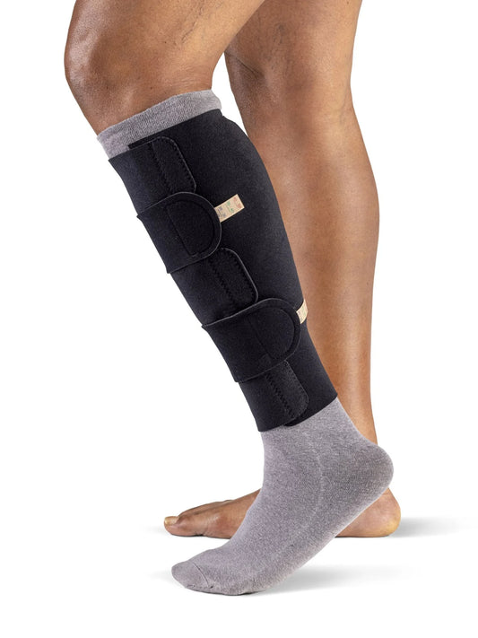 SIGVARIS CompreFlex Standard Inelastic Wrap - Calf, Black
