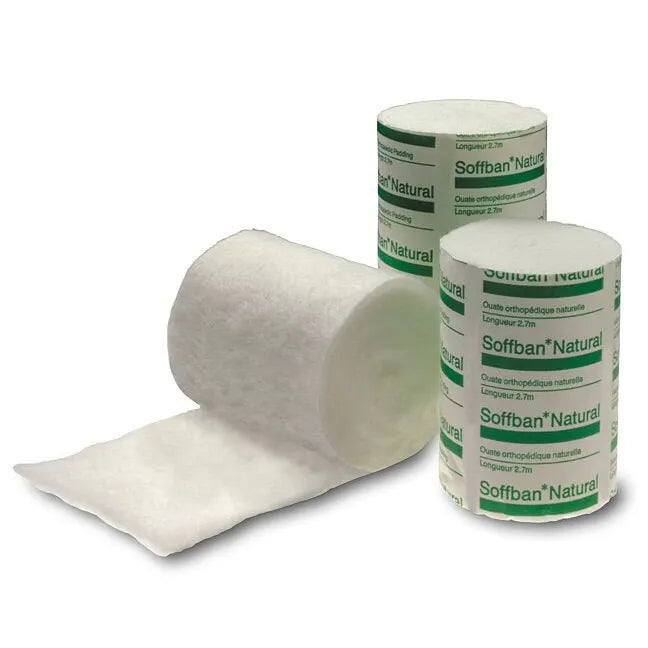Soffban Natural Ortho Padding 5cm x 2.7m White - Pack/12