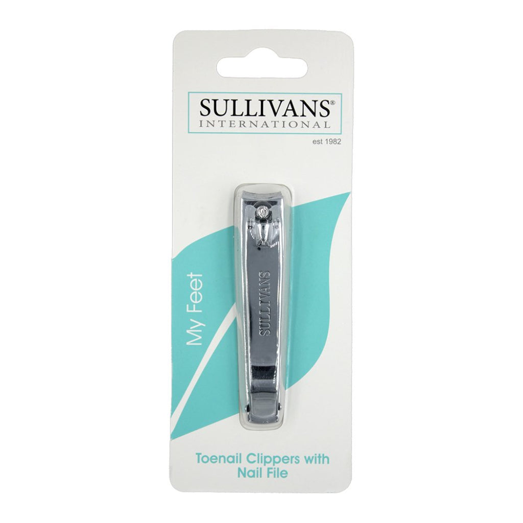 Sullivan’s toenail clippers with file nail care tool.