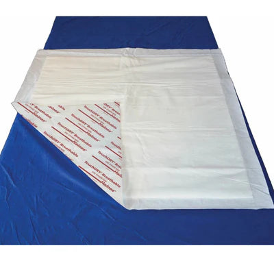 TouchDry Heavy Duty Absorbent Draw Sheet (120x100cm - Carton of 30)