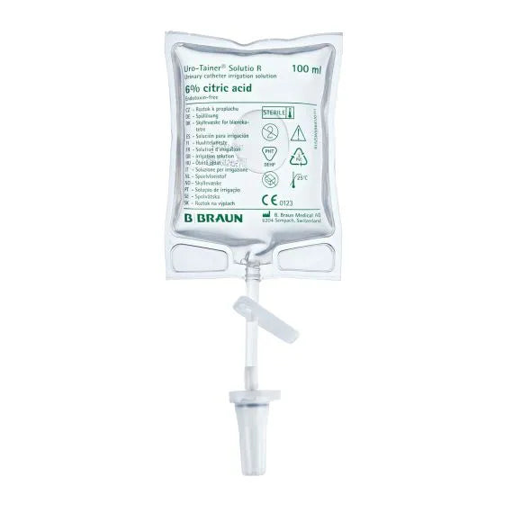 Uro-Tainer Solutio R 6% Citric Acid 100mL (Box of 10)